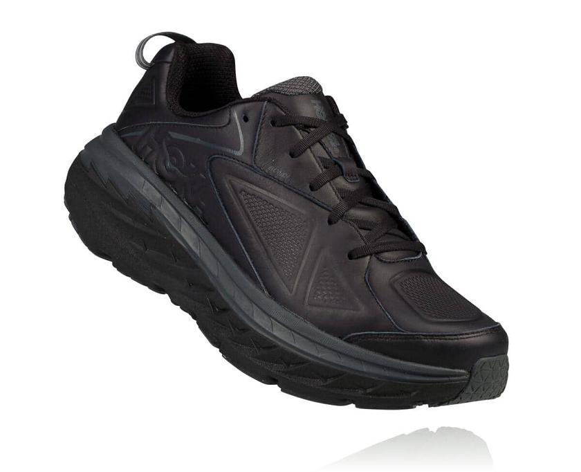 Hoka One One M Bondi Leather Road Running Shoes NZ X107-965